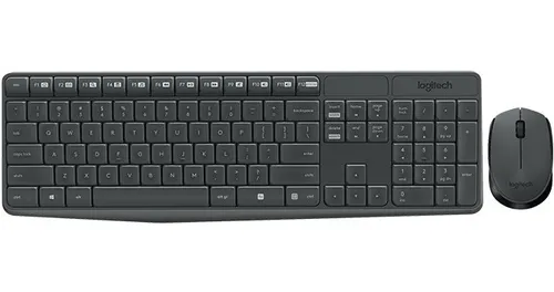 Combo Teclado Y Mouse Logitech Mk235 Inalambrico Español Usb