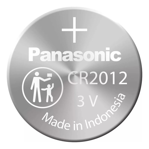 5 Pilas Baterias Panasonic Cr2012 Tamaño Botón 3 Voltios