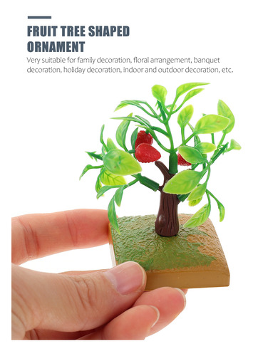 Maqueta De Árbol Frutal Artificial Para Decoración De Jardín