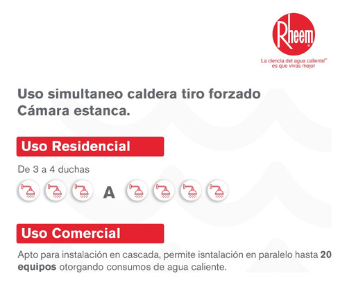 Caldera De Agua Cámara Estanca 35lt Mid Efficiency