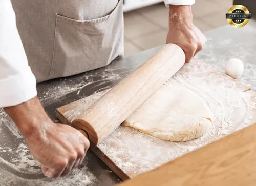 Rodillo Madera 45 Cm Para Panadería Y Repostería