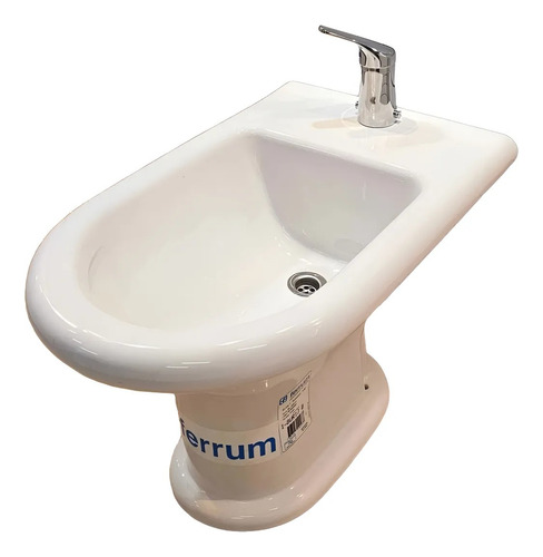 Bidet Porcelana 1 Agujero Ferrum Murano Mur-bi-100-bl Blanco