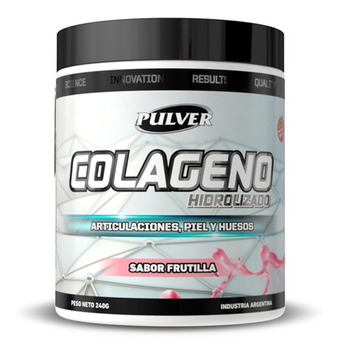 Colageno Hydrolizado Pulver 240g Articulaciones Piel Huesos