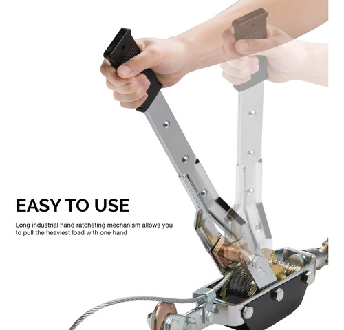 Cabestrante De Trinquete Come Along 02256a, Capacidad D...