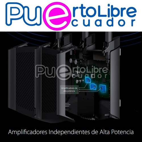 Imagen 3 de 9 de Potente Router Wifi Rompemuros Tp-link 3 Antenas 9 D B I !!!