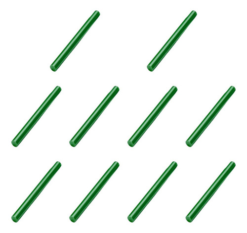 4 Barras De Pegamento Derretidas Evstrips, Color Verde