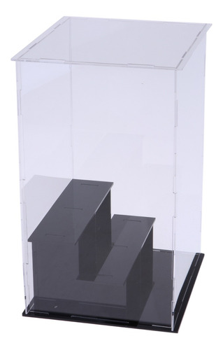 Caja De Exhibición De Acrílico Transparente De 3 Niveles