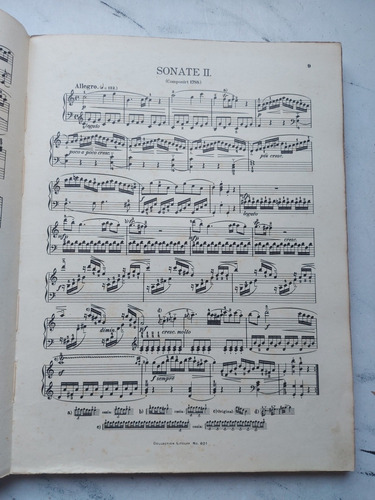 Imagen 4 de 8 de Antigua Partitura. Mozart Sonaten. Ian 087
