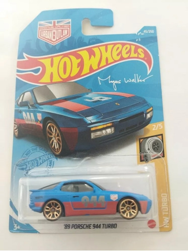 Hot Wheels 89 Porsche 944 Turbo Azul Magos Walker 