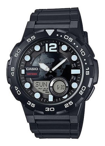 Reloj De Hombre Casio Aeq-100w-1a Original® 