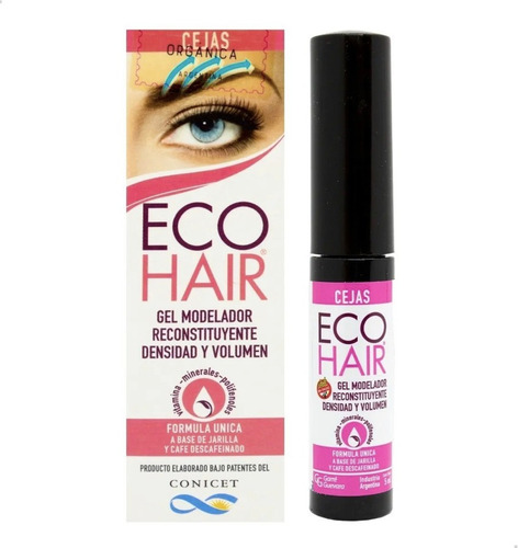 Eco Hair Gel Modelador Reconstituyente De Cejas 5ml 