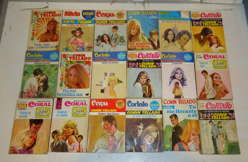 Lote 90 Libros Novela Romántica Colección Corín Tellado (Usado)