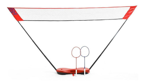 Kit De Badminton Easy Set 3m Perfly - Cor Vermelho