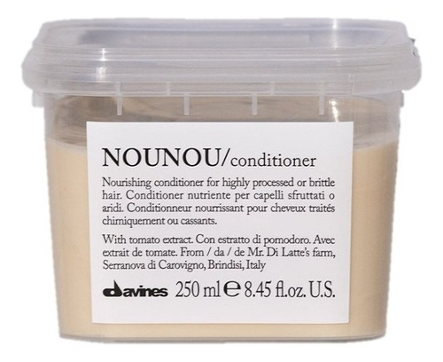 Davines Nounou Acondicionador Que Nutre Cabello Maltratado