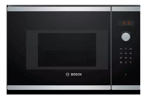 BEL523MS0 horno microondas integrable bosch bel523ms0 20 litros con grill  cristal negro