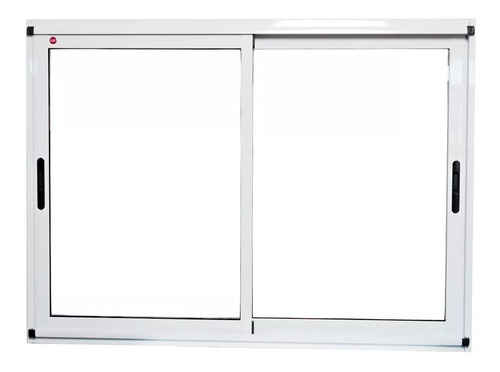 Ventana Modena Pesada Aluminio Blanco 200x90 Premium Marco