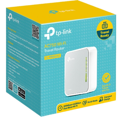 Imagen 2 de 2 de Router Inalambrico Tp-link Tl-wr902ac 3g 4g Ac750