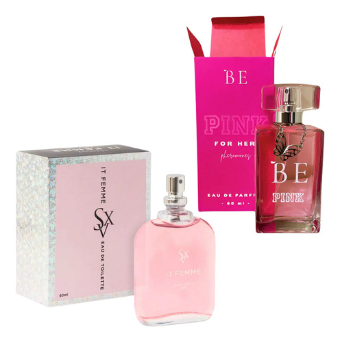 Perfume Afrodisiaco X2 It Femme Pink Sexitive Be Femenino