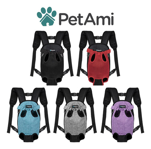 Mochila Portabebés Petami Ajustable Para Perros Pequeños Y G