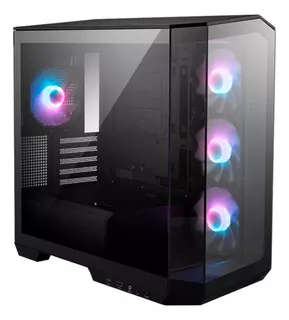 Case Gamer Msi Mini Mag Pano M100r 4fan 5r Argb Negro Atx