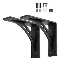Comprar 2 Piezas De Soportes De Estante De Pared De Metal, Soportes