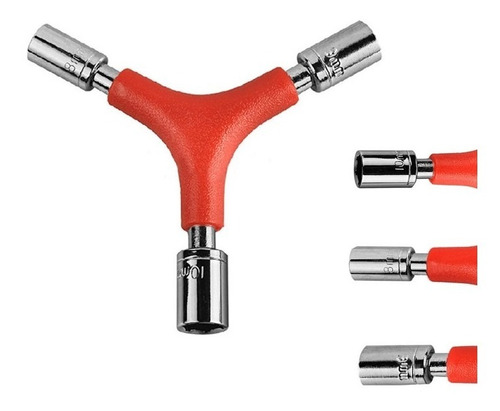 Llave Para Bicicleta De Copas Hexágona 8/9/10mm Tipo Y