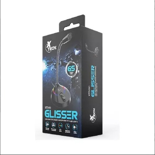Microfono Gamer Para Pc Rgb Usb Xtech Glisser Xts-680 *itech