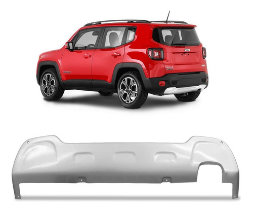 Aplique Traseiro Jeep Renegade 2019 2020 Traseiro Dfender