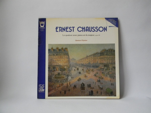 Ernest Chausson Piano Lp Vinilo