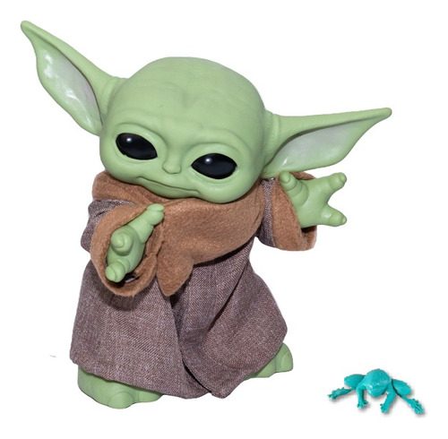  Baby Yoda Con Sonidos Y Pies + Ranita De Regalo!!