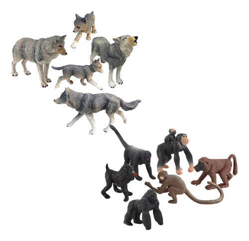 Figuras De Modelo Animal Realista Estatua De Chimpancé Para