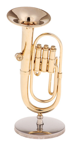 Imagen 2 de 10 de 1/6 Tuba Tuba En Miniatura Modelo Instrumentos Musicales