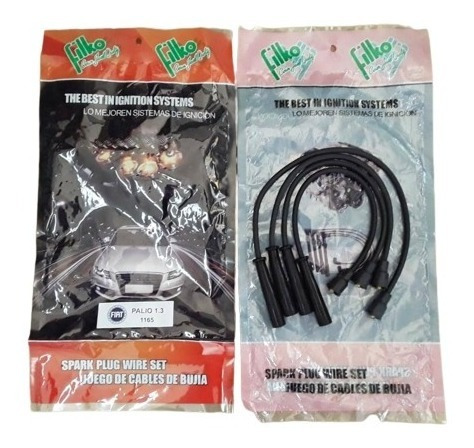 Cables De Bujías Filko 1165 Fiat Palio 1.3 8 Válvulas Mpi