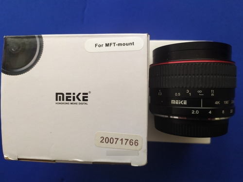 Lente 6.5mm F2.0 Para Cámaras Micro 4/3 Fish Eye Nuevo. (Usado)