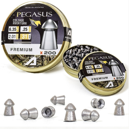 Balines Pegasus  Premium Cal 6,35mm- 31gr - X200 U