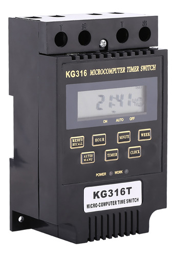 Control De Microordenador Digital Lcd Con Temporizador Progr