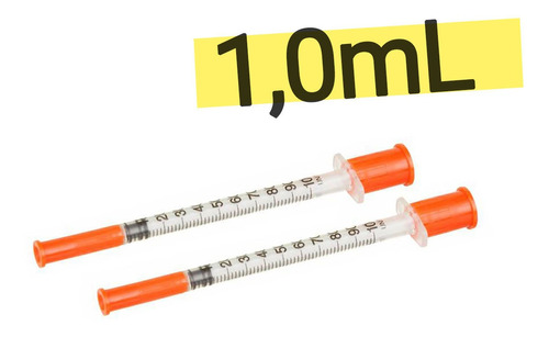Imagem 1 de 4 de Seringa (40) Uniqmed 1ml Agulha 32g Insulina Botox Anestesia