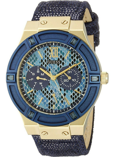 ,reloj Guess U0289l3 Para Mujer Esfera Y Correa Azul