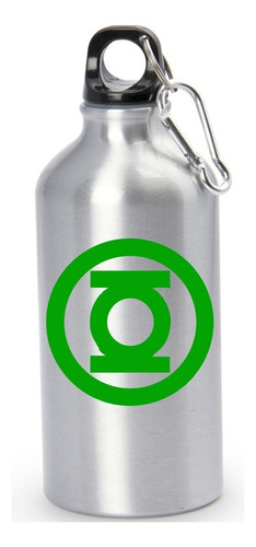 Termo Linterna Verde Botilito Botella Aluminio