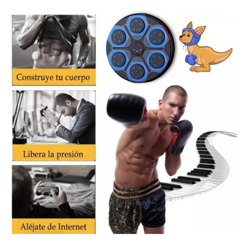 Máquina De Boxeo Karate Musical Bluetooth Inteligente