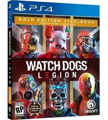 Watchdogs Legion Steelbook Gold Edition - Ps4 - Envio Rapido