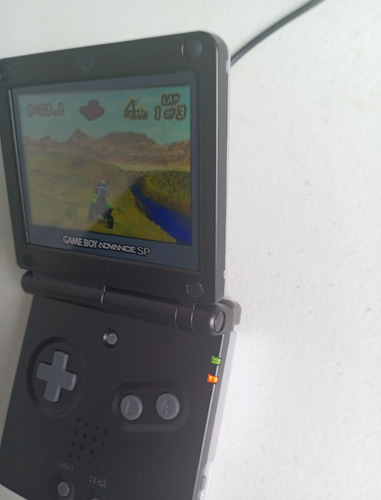 Game Boy Advance Sp Con Carcasa Metroid Y Pantalla Ips (Usado)