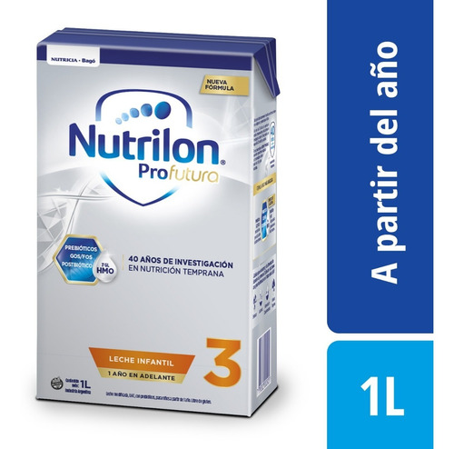 Imagen 1 de 4 de Nutrilon Profutura 3 Leche 1 Litro 6 Unidades Nutricia Bago