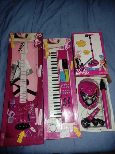 Imagen 2 de 8 de Juguetes Teclado Guitarra Micrófono Barbie