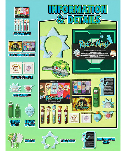 Rick And Morty X Sheglam Full Collection Set