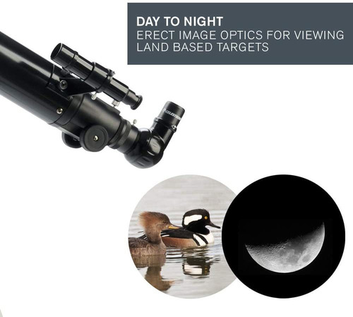 Telescopio Celestron 21087 powerseeker 80 azs (negro)