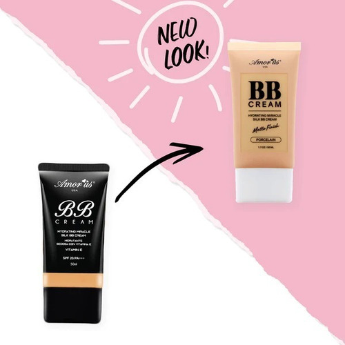 Imagen 3 de 4 de Base Maquillaje Liquido Bb Cream Amor Us Black Hidratante