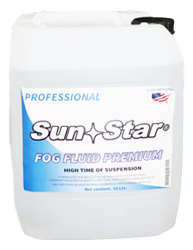 Sun Star Premium 10 Liquido Para Camara De Humo 10 Litros