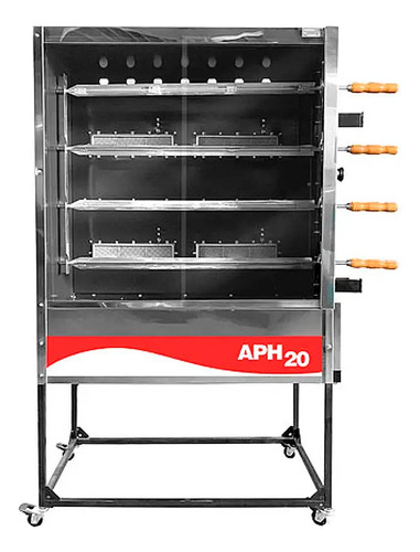 Asador De Pollo Horizontal Glp 20 Pollos 168x90cm / Dechaus