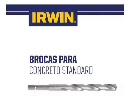 Broca Concreto Videa 6mm Irwin Iw904 Kit 10 Unidades